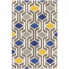 Artistic Weavers Hilda Gisele Rectangle Hand Tufted Area Rug- Blue & Gray Multi - 5 x 7 ft. 6 in.