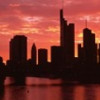Panoramic Images Cityscape Rhine River Frankfurt Germany Poster Print by Panoramic Images - 36 x 12