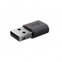 Logitech 956-000168 LOGI ADAPTOR USB-A TO C GRAPHITE - BROWN BOX