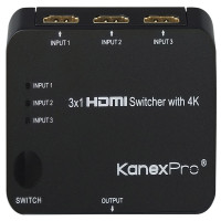 Kanex SW-HD3X14K THE KANEXPRO 3X1 HDMI SWITCHER IS A COMP