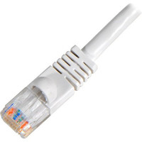 UNC Group PC5E-50F-WHT-S UNC GROUP 50FT CAT5E SNAGLESS UNSHIELDED (UTP) ETHERNET NETWORK PATCH CABLE WHIT