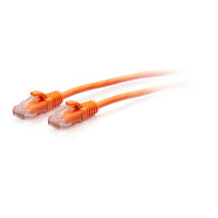 Addon ADD-3FSLCAT6A-OE 3FT ORANGE CAT 6A SLIM PVC ETHERNET CABLE SNAGLESS CLEAR-CLAW RJ-45 M/M