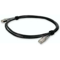 Addon ADD-5FSLCAT6A-BK 5FT BLACK CAT 6A SLIM PVC ETHERNET CABLE SNAGLESS CLEAR-CLAW RJ-45 M/M