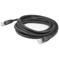 Addon ADD-40FCAT6-BK ADDON 40FT BLACK CAT 6 PVC ETHERNET CABLE SNAGLESS BUBBLE BOOT RJ-45 M/M