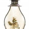 LED Snow Globe Lantern with Holy Family Nativity Scene 15.5"H