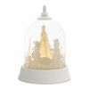 LED Rotating Snowman Globe 8.5"H