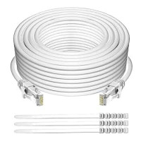 Addon ADD-14FSLCAT6-WE ADDON 14FT WHITE CAT 6 SLIM PVC ETHERNET CABLE SNAGLESS CLEAR-CLAW RJ-45 M/M