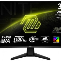 MSI MAG 32CQ6F 32" Class WQHD Curved Screen Gaming LED Monitor - 16:9 - Black