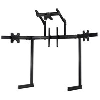 Next Level NLR-E037 ELITE FREE STANDING QUAD MNTR STAND BLACK EDITION
