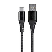 Monoprice 31204 MONOPRICE ATLASFLEX SERIES DURABLE USB 2.0 TYPE-C TO TYPE-A CHARGE & SYNC KEVLAR