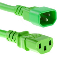 UNC Group PWRC13C1406FBLK POWER CORD C13 - C14, 18AWG, 10AMP, 250V, SVT JACKET, BLACK, 6FT, IEC C13 TO IEC