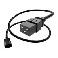 UNC Group PWCD-C14C19-15A-04F-BLK POWER CORD C14 TO C19 15AMP, BLACK, 4FT