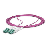 Startech OM4RLCLC20M OM4 LC/LC MULTIMODE FIBER CABLE UNIBOOT/OFNR RISER/100G - 50/125