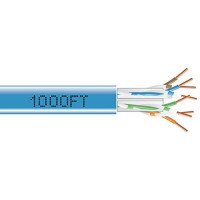 Black Box C6ABC51-BL-1000 SUPPORTS 10-GBE UP TO 328 FEET (100 M). SUPPORTS POE AND POE+ FOR VOIP, WAP, AND