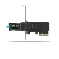 Icy Dock MB305M4P-B EXPRESSSLOT CORE MB305M4P-B REMOVABLE M.2 NVME SSD TO PCIE 4.0