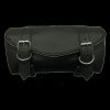Vance Leather 2 Strap Plain Hard Shell Tool Bag with VShaped Flap