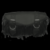 Tool Bag 2Strap Square with Fringe and Hard Shell