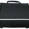 Vance Leather Textile Sissy Bar Roll Bag with 2 Side Pockets