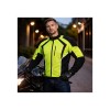 Mens HiVis Mesh Motorcycle Jacket with CE Armor