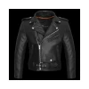 Men\'s Basic Classic Motorcycle Jacket Plain Side w/Belted Waist