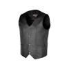 Vance Leather Men\'s Basic Leather PlainSide Vest