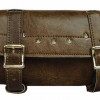 Vance Leather Distressed Brown 2 Strap Studded Tool Bag with Quick Releases