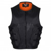 Vance Leather Men's Premium Leather 'Commando' Tactical Style Vest