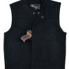 Denim Club Vest in Black