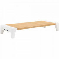 EATON TRIPP LITE SERIES MASTER-POWE MR229USB MONITOR RISER FOR DESK WOOD TOP QUICK CHARGE 2USB-A PORT CHARGING