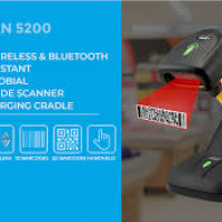 Adesso NUSCAN 2500 B/T2.4GHZ WRLS 2D BARCODE SCNR ANTIMICROBIAL-SPILL RESIST-W/CRADLE