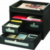 Victor Technology Midnight Black Tidy Tower