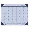 House of Doolittle Desk Pad Cordovan Holder-Orchid