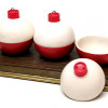 IWDSC 7.75 Stone Resin Bobber Desk Tray