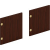HON 60 in. Mod Laminate Doors Mahogany - Set of 2