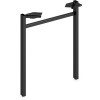 Hon 24 in. Mod Worksurface U-Leg Support Black
