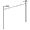 Hon 30 in. Mod Worksurface U-Leg Support Silver