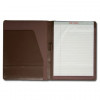Dacasso Leather Standard Padfolio - Chocolate Brown