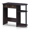 Go Green Home Laptop Notebook Computer Desk & Table, Dark Walnut
