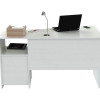 HomeRoots Curved Top Desk - Melamine & Engineered wood