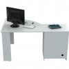HomeRoots Corner Computer Desk - Melamine & Engineered wood