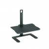 21.5 x 20.5 x 14.5 in. Height-Adjustable Footrest Black