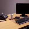 Polycarbonate Anti-Slip Desk Mat Rectangular Shaped 19 X 24 In.