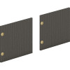 HON 48 in. Mod Laminate Doors Slate Teak - Set of 3