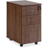 28.4 x 15.8 x 22 in. Walnut Freestanding Mobile BBF Pedestal