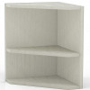 Mayline Medina Series Corner Support Textured Sea Salt - 18 x 15 x 15 in.