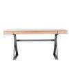 Moes Home Collection ER-1030-21 Reale Desk- Walnut - Light Brown