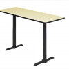 Regency 48 X 24 In. Cain Cafe Height Training Table - Maple