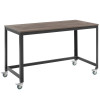 Modway Furniture Vivify Computer Office Desk - Gray Walnut 29.5 x 23.5 x 47 in.