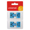 Universal Office Products 1 x 1.75 in. Deluxe Message Arrow Flags - Initial Blue - Pack of 100