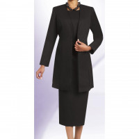 Ben Marc Church Dress Sophisticated Mid-Length Dress with Long Blazer for Formal Occasions